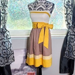 NWT Max and Cleo strapless summer dress